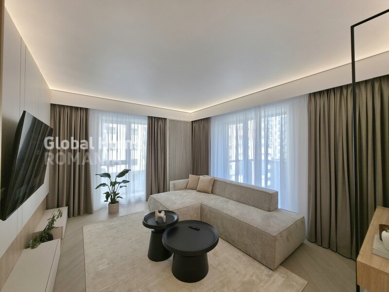 Pipera Designer  3 Rooms Apartment + Terrace + Parking  Cortina North Pipera