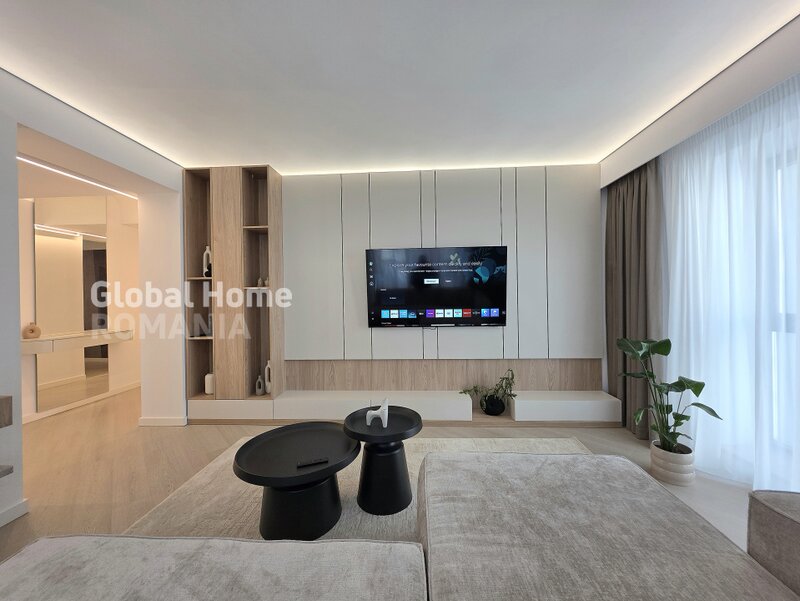 Pipera Designer  3 Rooms Apartment + Terrace + Parking  Cortina North Pipera